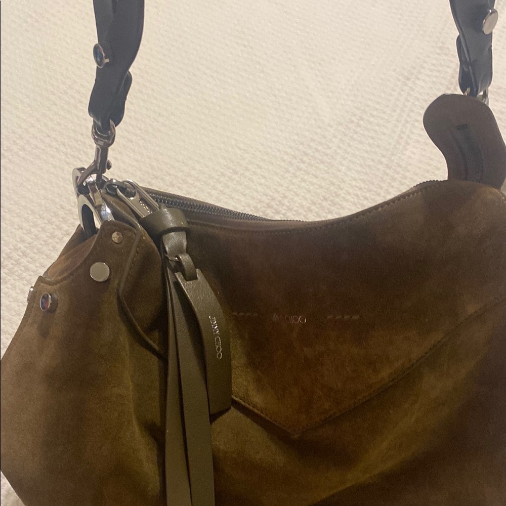 Jimmy Choo Brown Suede Handbag